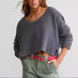NWT Free people off shoulder sweater S
